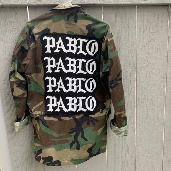 Kanye West Pablo Army Jacket Unisex 
